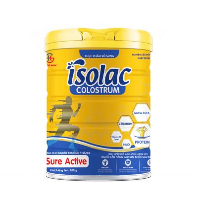 Isolac Colostrum Sure Active 900 g - Us Home