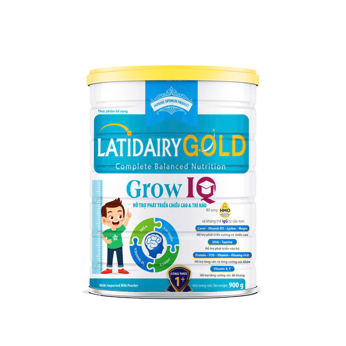 LATIDAIRY GOLD GROW IQ 900 G