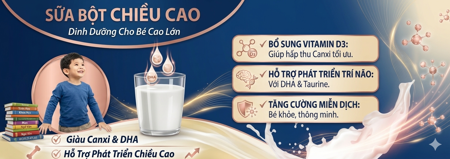 SỮA BỘT CHIỀU CAO