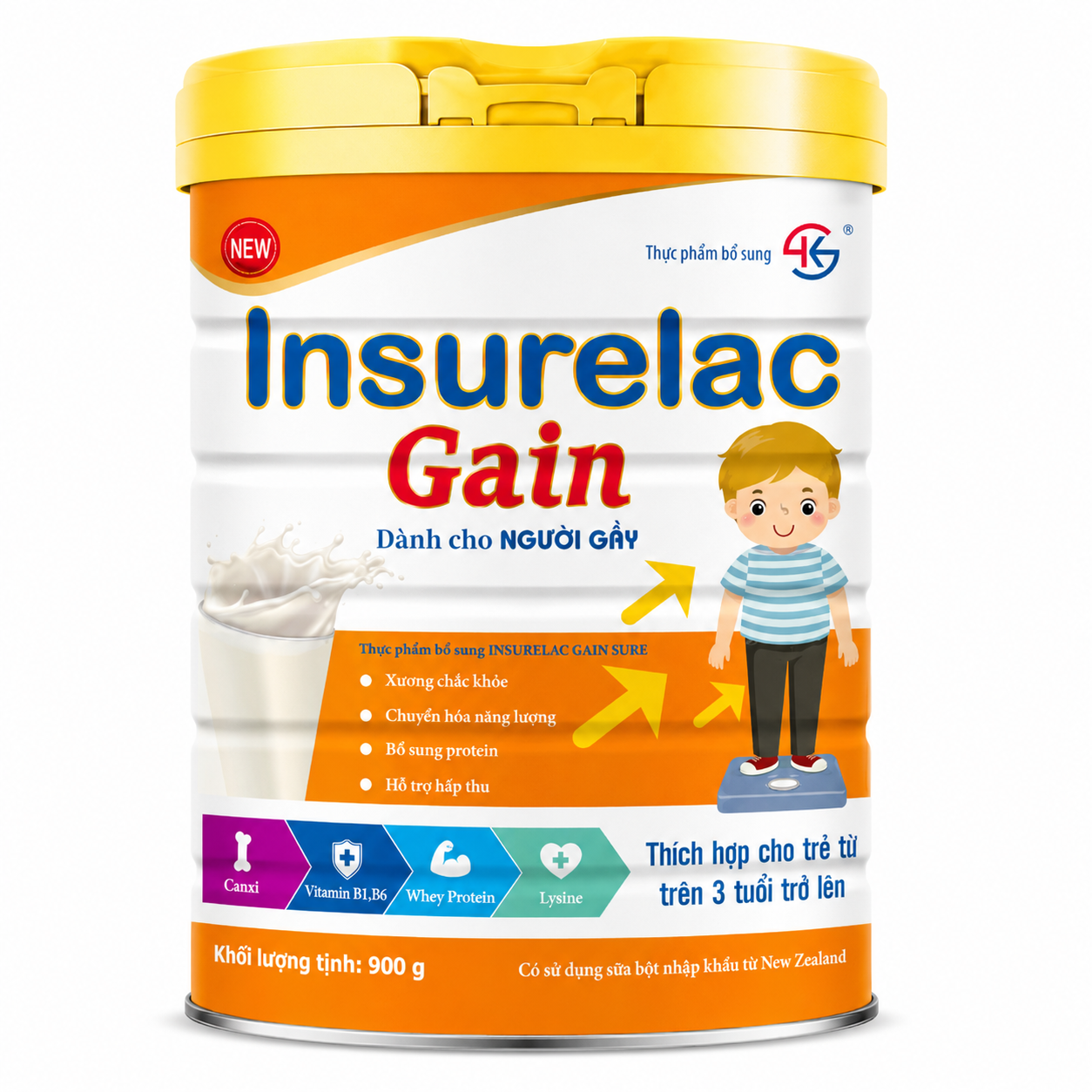 Thực phẩm bổ sung INSURELAC GAIN SURE 900 G