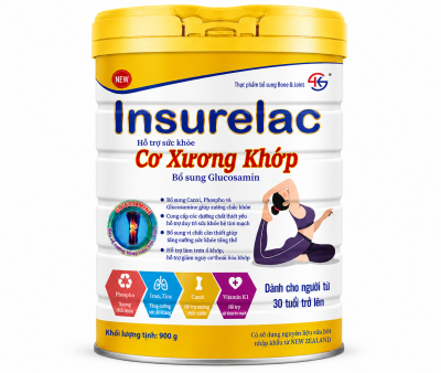 Thực phẩm bổ sung INSURELAC BONE AND JOINT GOLD 900 g - Us Home