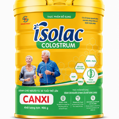 Thực phẩm bổ sung ISOLAC COLOSTRUM CANXI 900 g - Us Home