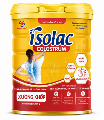 Thực phẩm bổ sung ISOLAC COLOSTRUM XƯƠNG KHỚP 900 g - Us Home