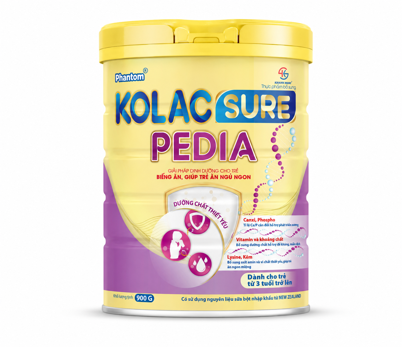 Thực phẩm bổ sung KOLAC SURE PEDIA 900 G