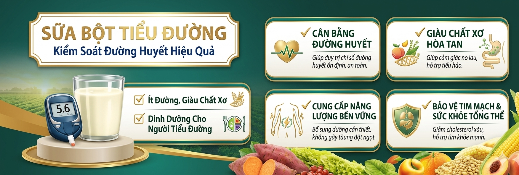 SỮA BỘT TIỂU ĐƯỜNG