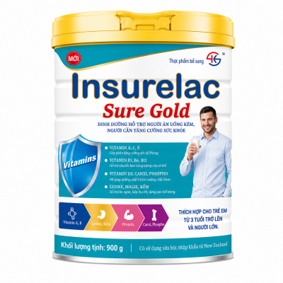 Thực phẩm bổ sung INSURELAC SURE GOLD 900 g - Us Home